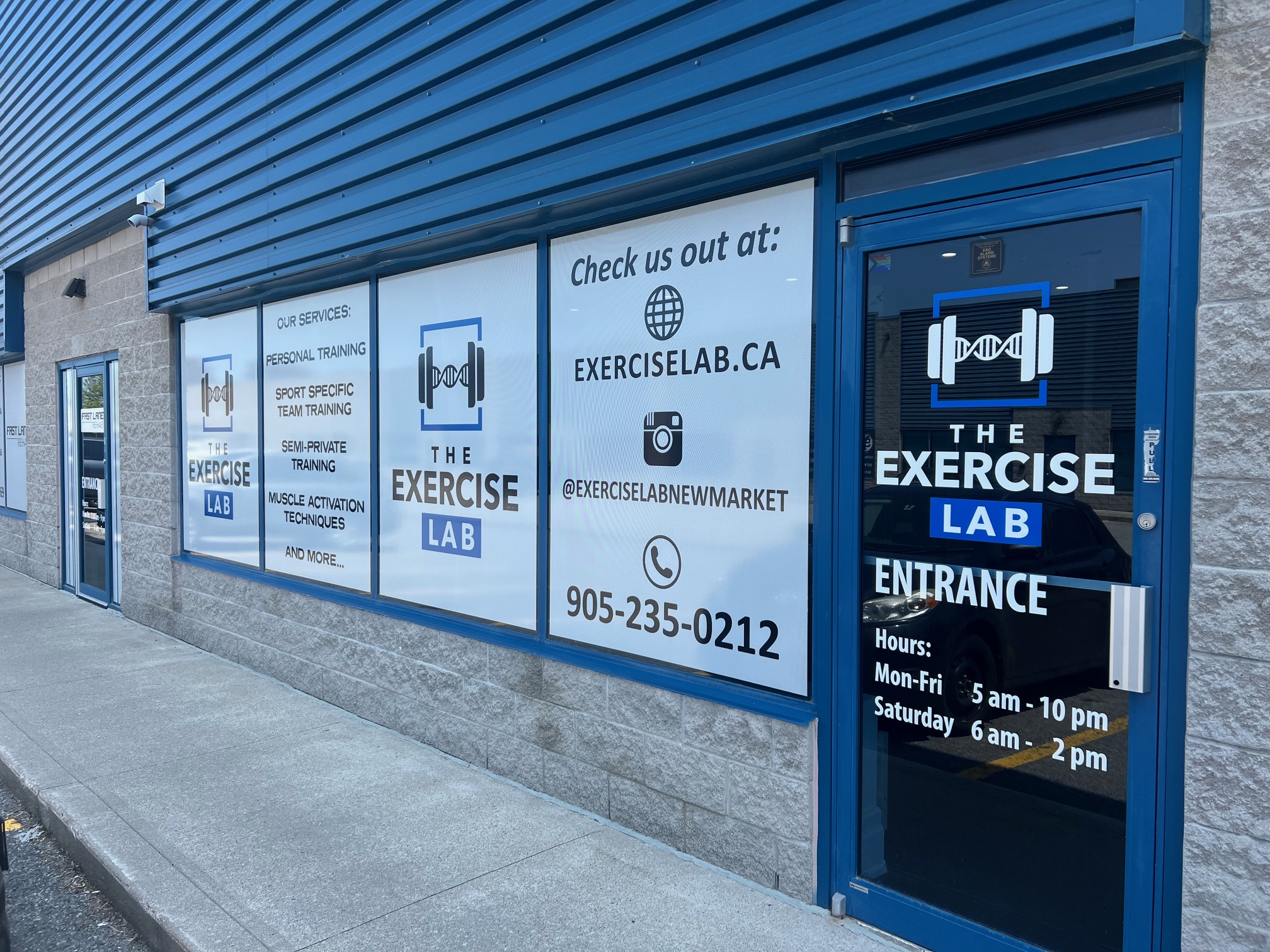 Exterior of The Exercise Lab